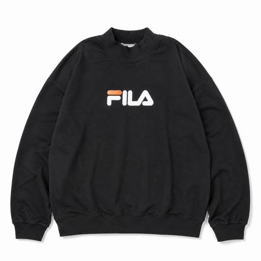 FILA Mock Neck Big Sweatshirt Back