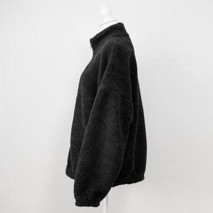 FILA Boa Big Pullover Full Zip Jacket BLACK FM9958
