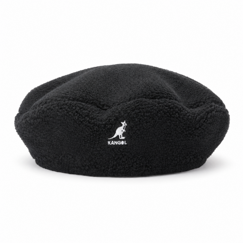 KANGOL PLUSH BERET 107169015 BLACK