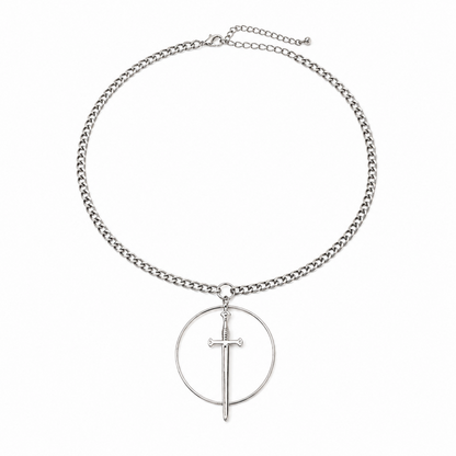Circle Sword Necklace SILVER シルバー