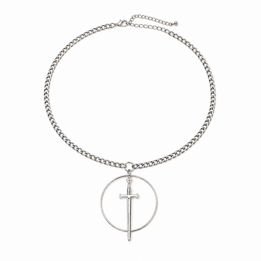 Circle Sword Necklace SILVER シルバー