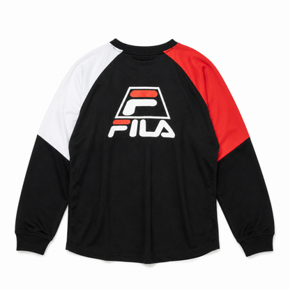 FILA Basketball クルーネックロングＴシャツ BLACK