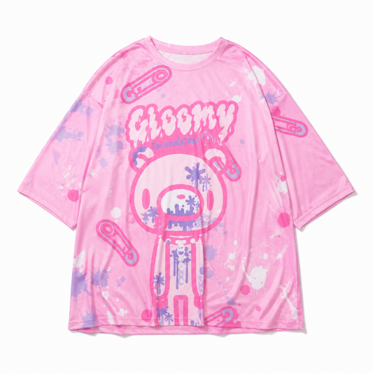 ACDC RAG パステルグルーミー ヒュージTシャツ PINK ピンク