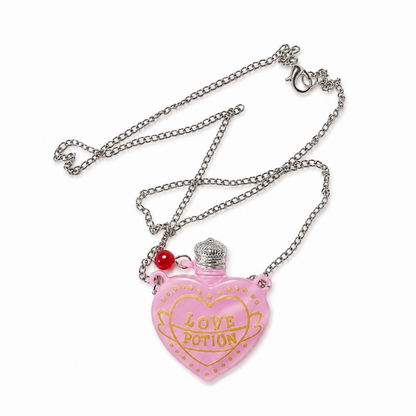 LOVE POTIONボトル ネックレス PINK ピンク