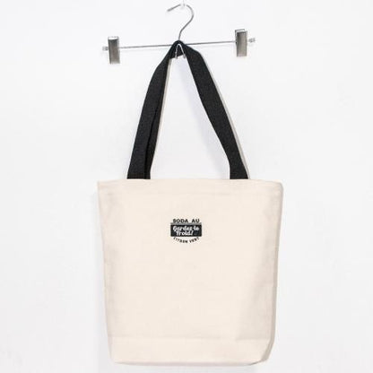 カクテル 刺繍トートバッグ WHITE