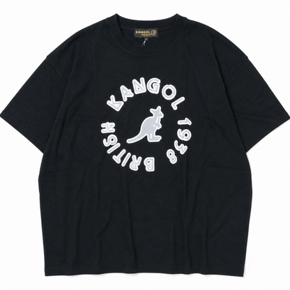 KANGOL Music Circle 半袖Tシャツ BLACK
