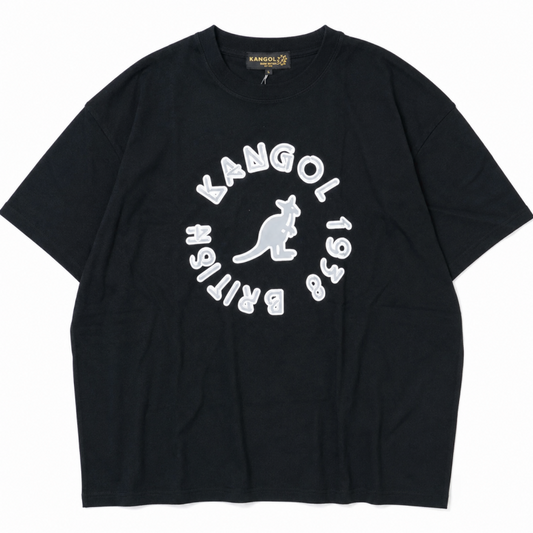 KANGOL Music Circle 半袖Tシャツ BLACK