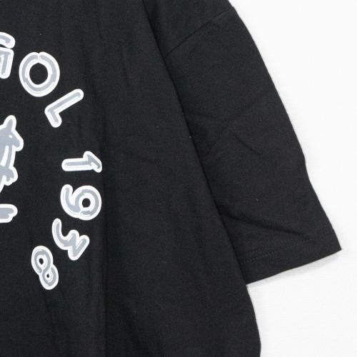 KANGOL Music Circle 半袖Tシャツ BLACK