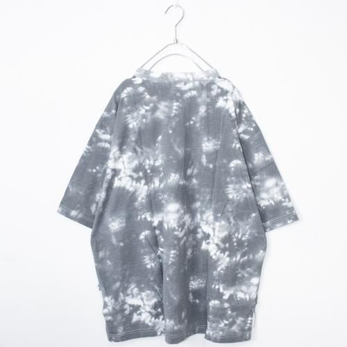 FILA ロゴプリント タイダイ 半袖Tシャツ GRAY グレー
