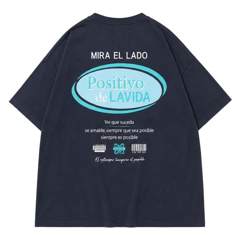 オーバルロゴ 半袖Tシャツ BLACK