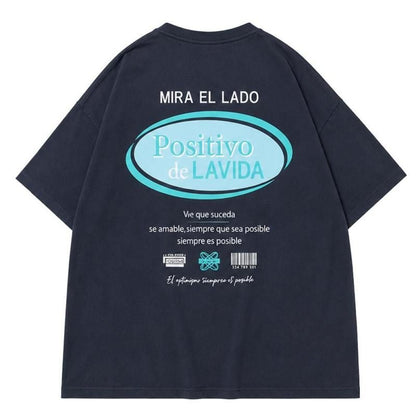 オーバルロゴ 半袖Tシャツ BLACK