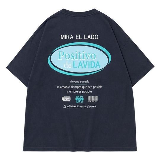 オーバルロゴ 半袖Tシャツ BLACK