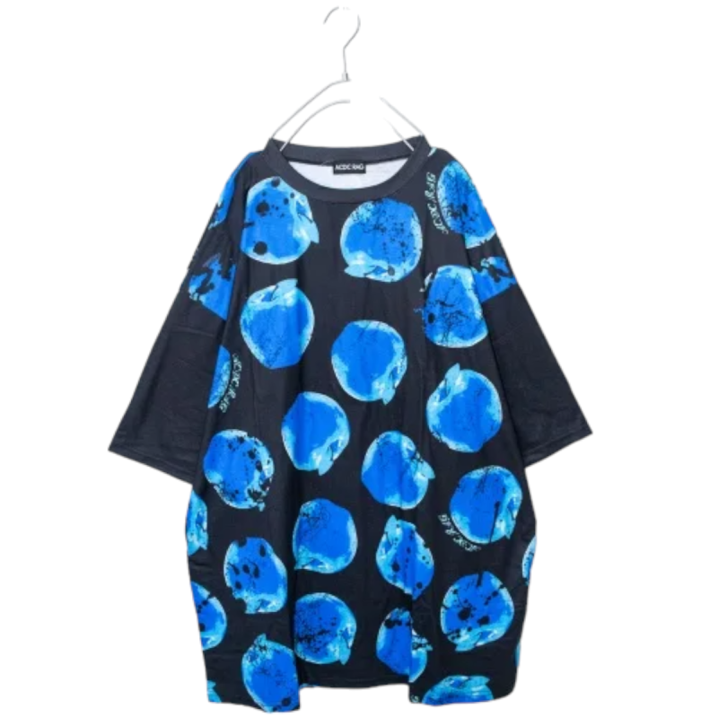 ACDC RAG アシメリンゴ ヒュージ Tシャツ Black/Blue