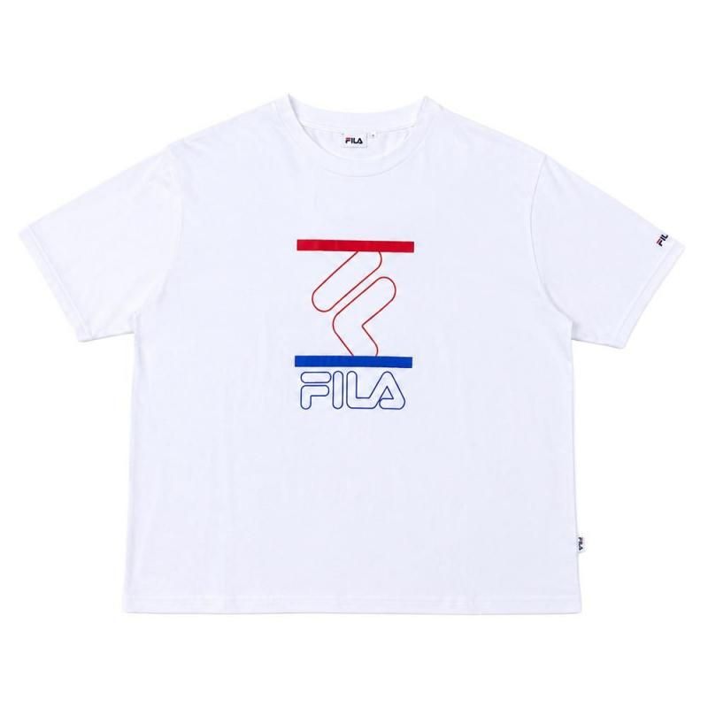 FILA ロゴグラフィック 半袖Tシャツ WHITE