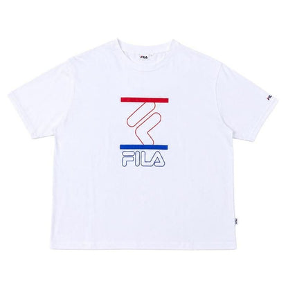 FILA ロゴグラフィック 半袖Tシャツ WHITE