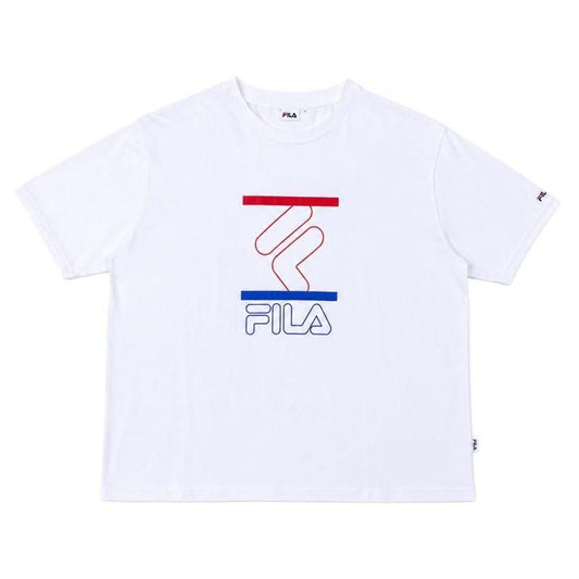 FILA ロゴグラフィック 半袖Tシャツ WHITE
