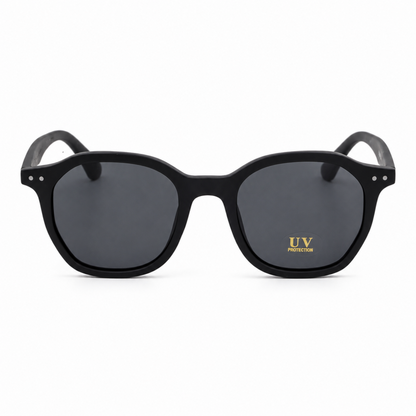 ユニセックス ウェリントン ボストン サングラス II Mat Black