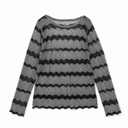 JAWBREAKER Metamorphic Sweater GRAY グレー