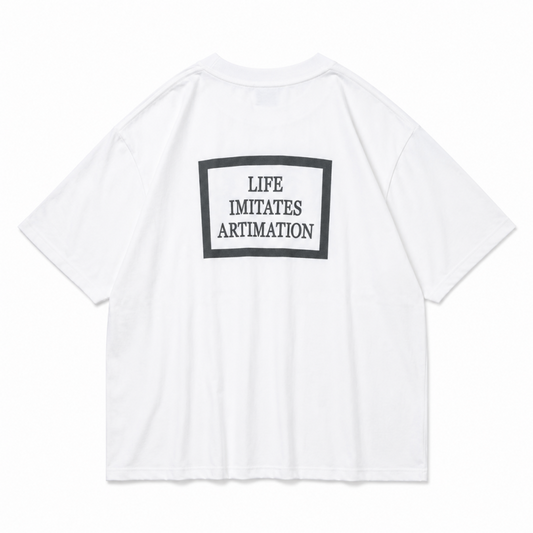 すばらしきこのせかい The Animation コラボレーション Main Logo 半袖Tシャツ WHITE AMSB001