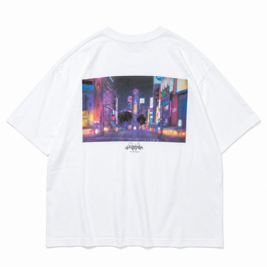すばらしきこのせかい The Animation コラボレーション Shibuya Neon 半袖Tシャツ WHITE AMSB002