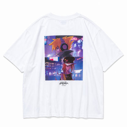 すばらしきこのせかい The Animation コラボレーション Shibuya Partners 半袖Tシャツ WHITE AMSB003