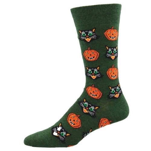 Socksmith ソックスミス Vintage Halloween クルーソックス GREEN グリーン 緑