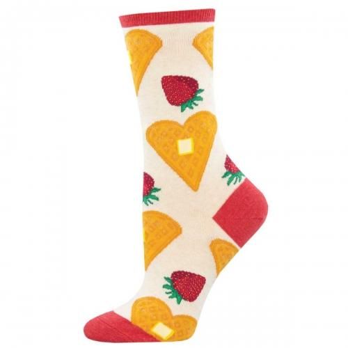 Socksmith ソックスミス Heart Smart Breakfast クルーソックス IVORY アイボリー