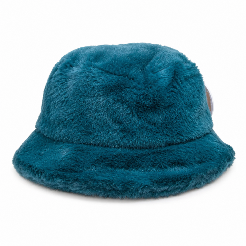 milsa エコファーバケットハット 洗濯機洗いOK Blue Green