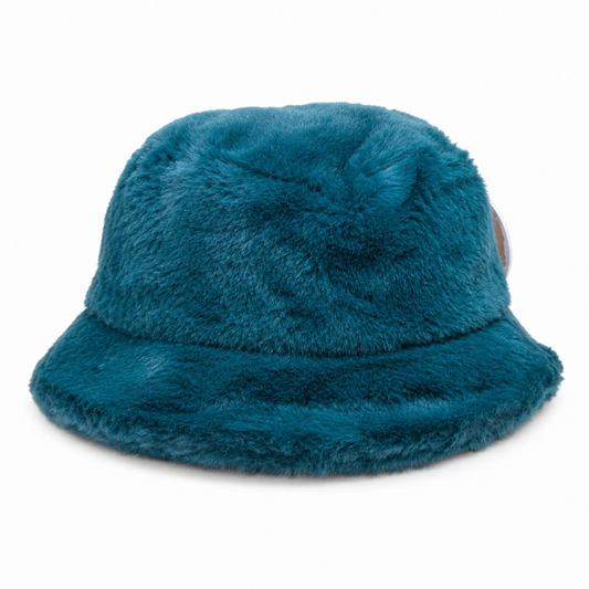 milsa エコファーバケットハット 洗濯機洗いOK Blue Green