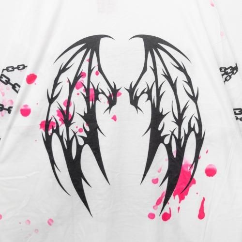 SUNCITY DOLL x ACDC RAG Sweet My Pain ヒュージTシャツ WHITE