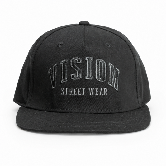 VISION STREET WEAR ツイル Baseball Cap BLACK