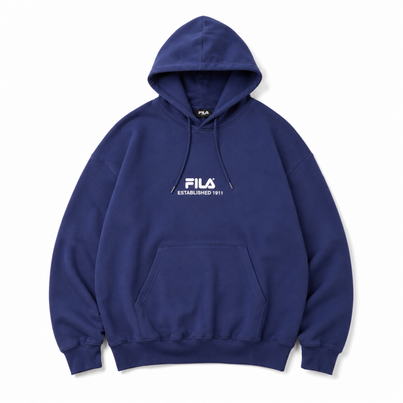 FILA【Find your Basics】BTS着用モデルパーカー NAVY ネイビー