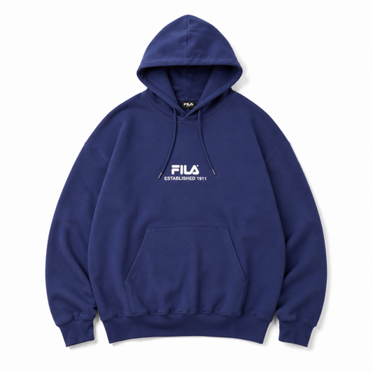 FILA【Find your Basics】BTS着用モデルパーカー NAVY ネイビー