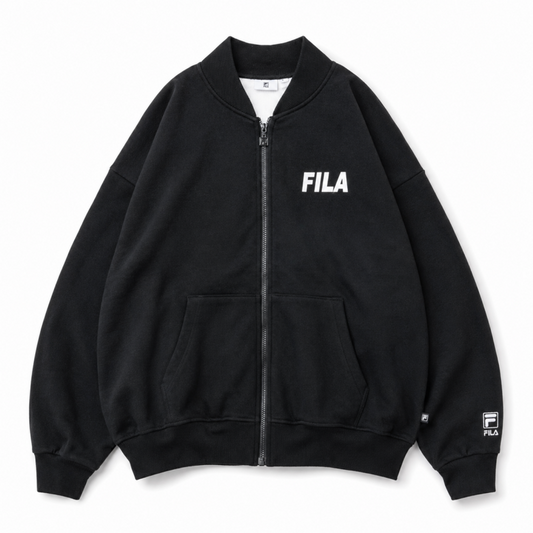 FILA フィラ U HW FZ スウェットJKT スウェット FS3093 BLACK