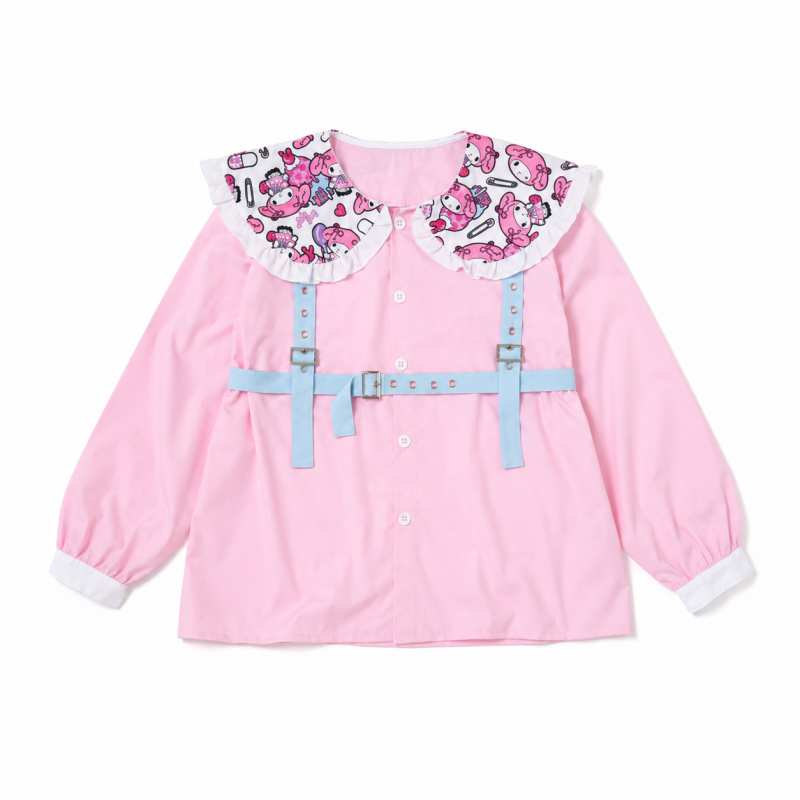 ACDC RAG x サンリオ マイメロディ ハーネス付き 長袖ブラウス PINK ピンク