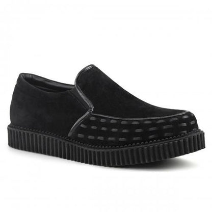 Demonia デモニア ローファークリーパーシューズ V-CREEPER-607 BLACK