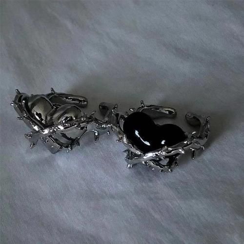 有刺鉄線 ハート リング SILVER