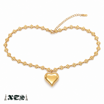 XTS ハートチェーンチョーカー GOLDTS0224