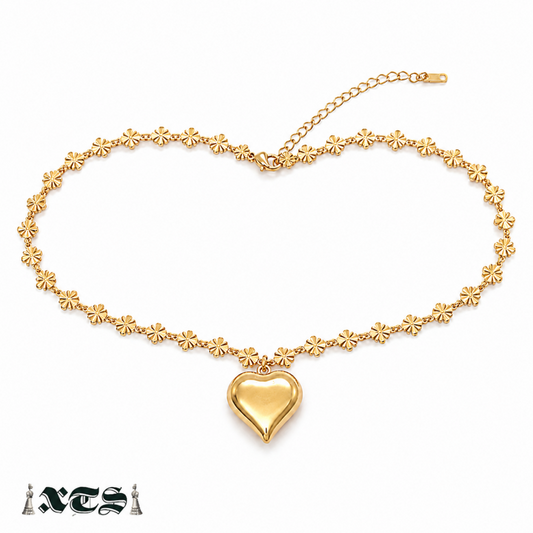 XTS ハートチェーンチョーカー GOLDTS0224