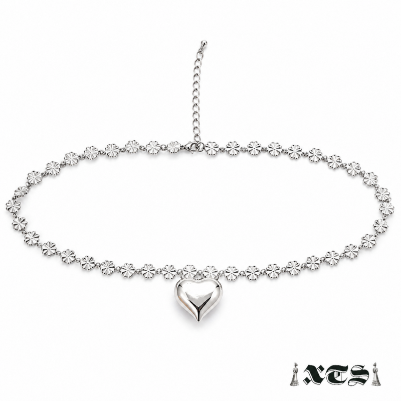 XTS ハートチェーンチョーカー SILVERTS0224