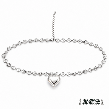 XTS ハートチェーンチョーカー SILVERTS0224