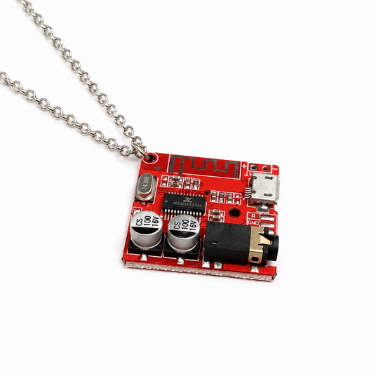 Basis 機械 ネックレス RED