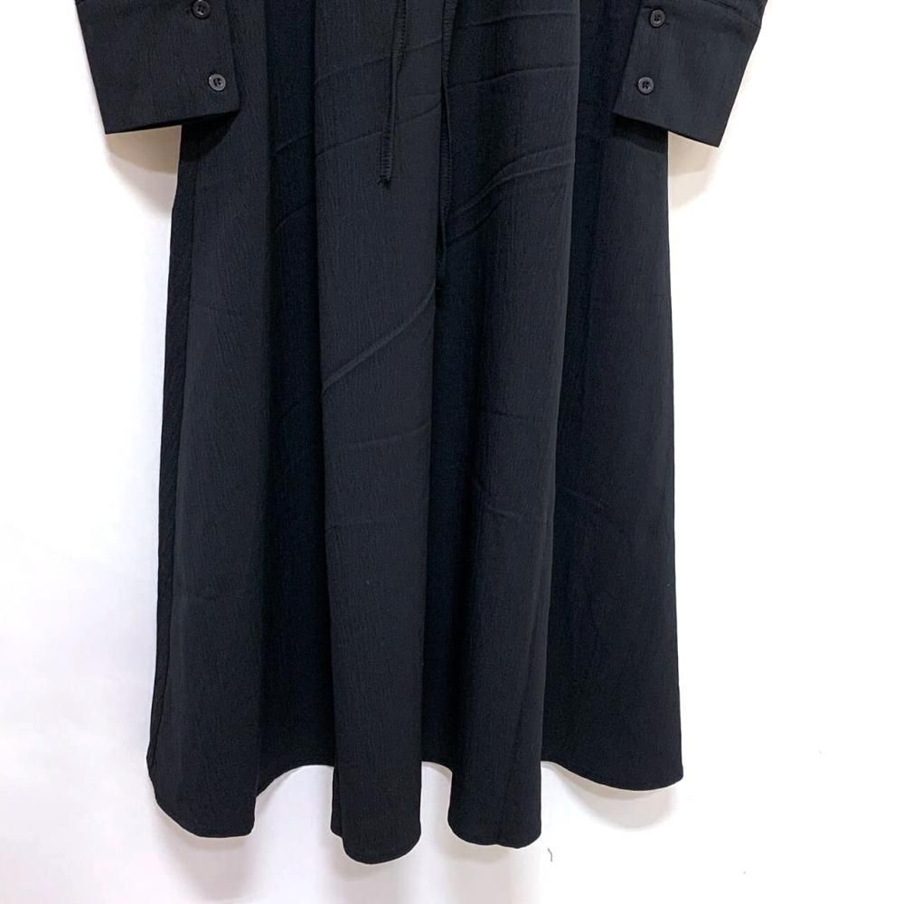 ゴシックローズ刺繍ロングワンピース BLACK