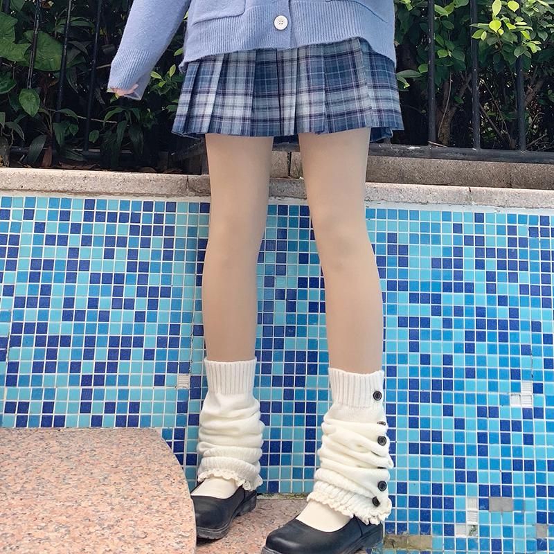 サイドボタン レッグカバー WHITE