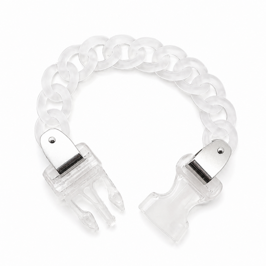プラスチック バックルチェーン ブレスレット Clear