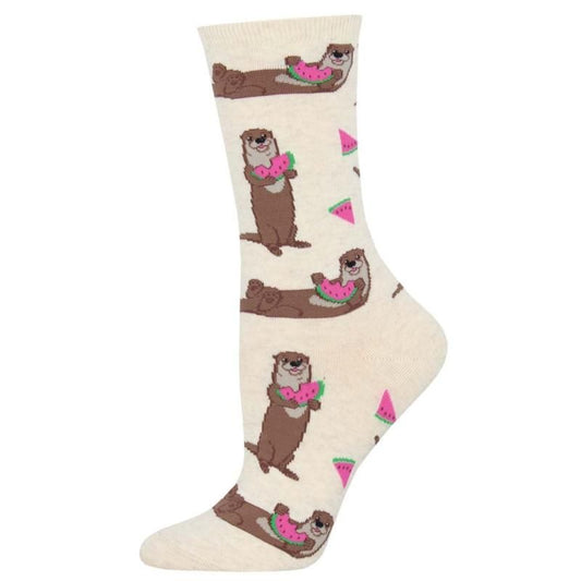Socksmith ソックスミス Ottermelon クルーソックス IVORY アイボリー