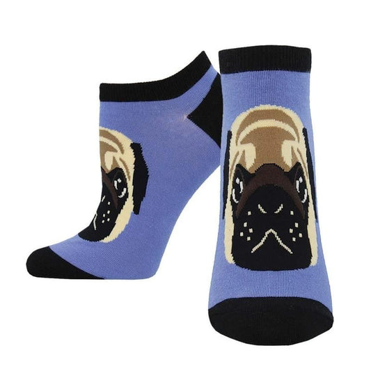 Socksmith ソックスミス PUG LYFE クルーソックス BLUE