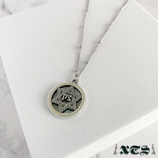 XTS Hexagram 六芒星 ネックレス SILVER TS0248