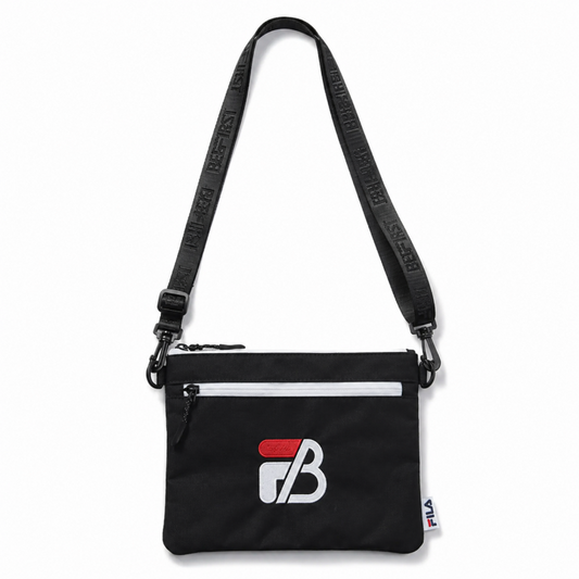 FILA x BE:FIRST ロゴ サコッシュ BLACK