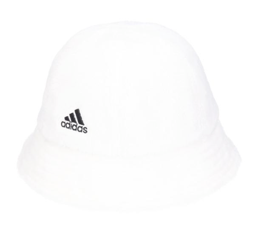 adidas フェイクファー バケットハット パネル アディダス WHITE